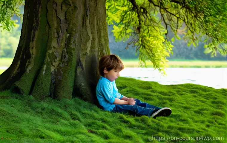 야외 학습의 글로벌 트렌드 - **Prompt:** A serene and focused scene depicting a group of children, aged 6-10, engaged in hands-on...