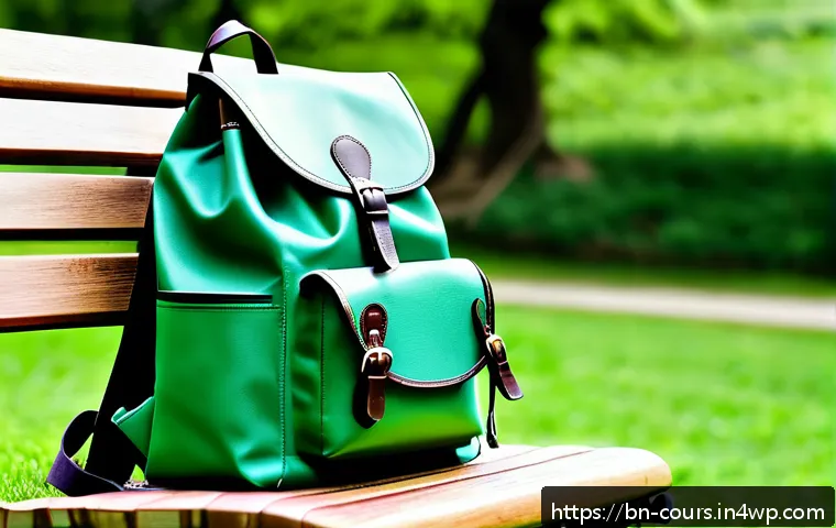 야외 학습을 위한 필요한 도구 - A portable, lightweight, waterproof backpack with multiple small pockets, designed for outdoor study...